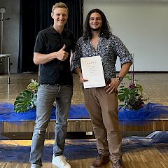 Glückwunsch zum herausragendem Abschlusszeugnis!